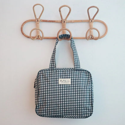 Bags Garden bolso de mano Bolso de mano mini waterproof Vichy Negro Bags Garden Bags Garden