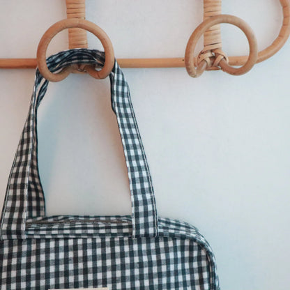 Bags Garden bolso de mano Bolso de mano mini waterproof Vichy Negro Bags Garden Bags Garden