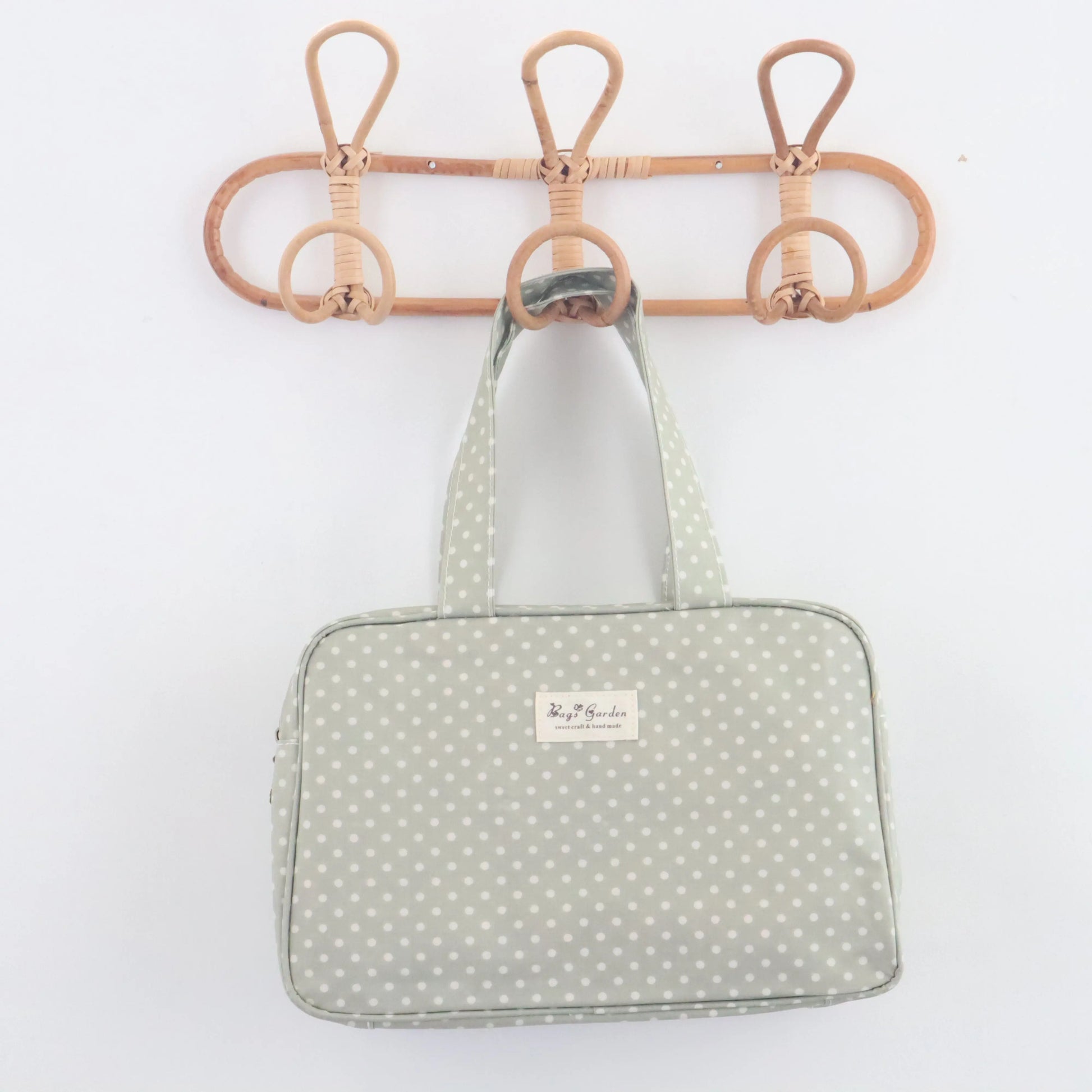 Bags Garden bolso de mano Bolso de mano waterproof Lunares Mint Bags Garden Bags Garden