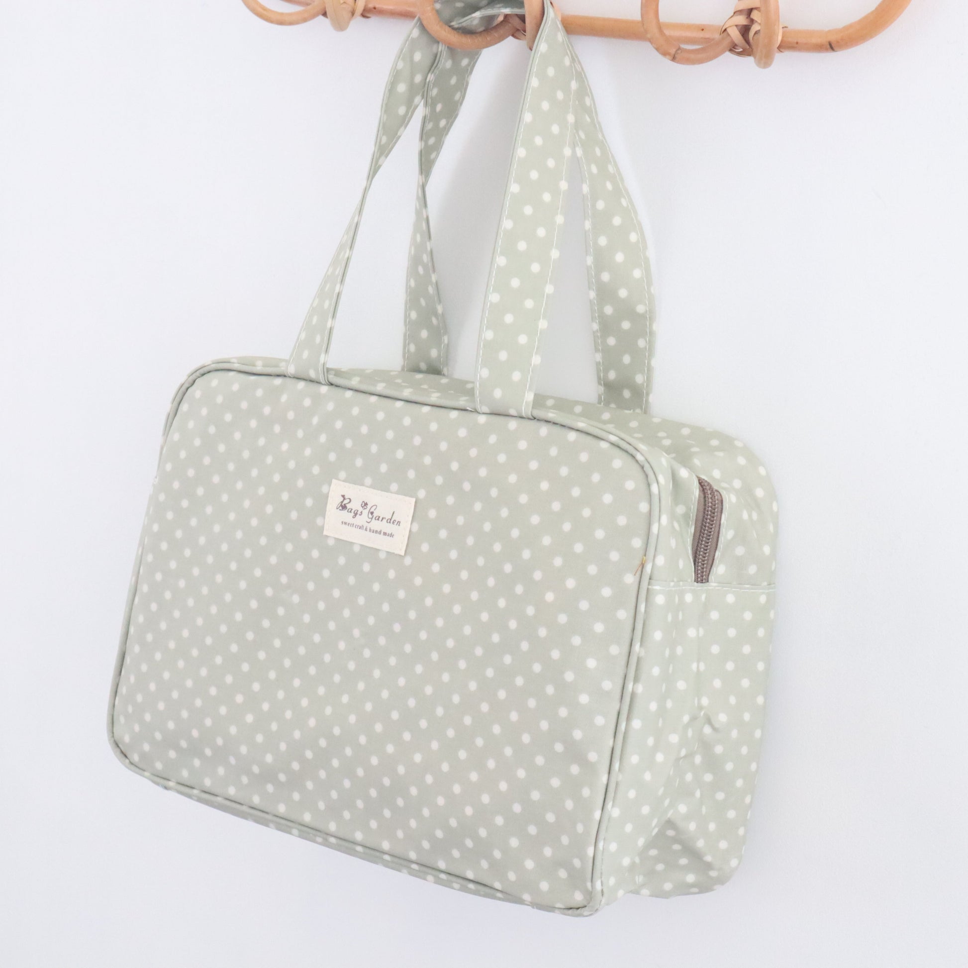 Bags Garden bolso de mano Bolso de mano waterproof Lunares Mint Bags Garden Bags Garden