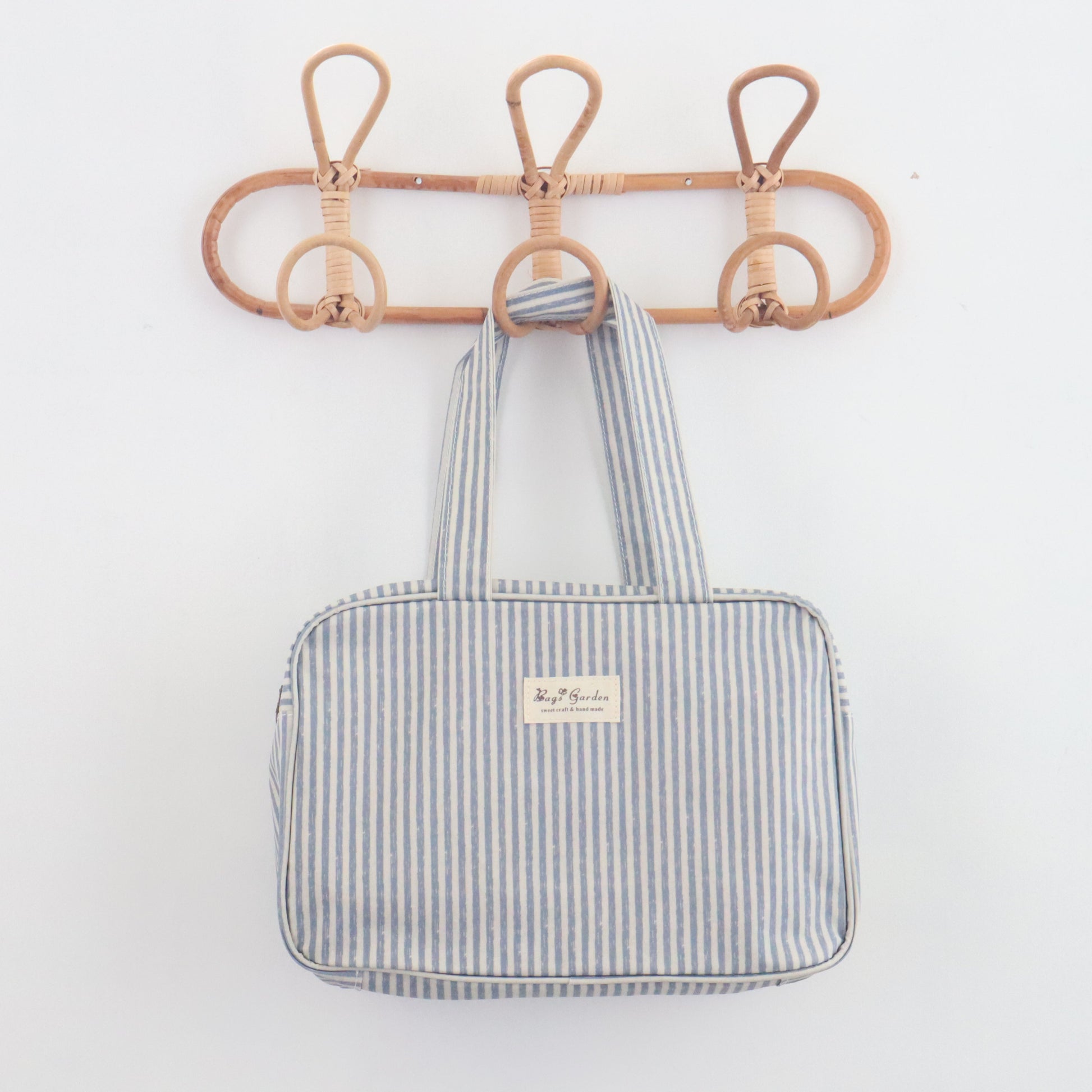 Bags Garden bolso de mano Bolso de mano waterproof Rayas Azulado Bags Garden Bags Garden