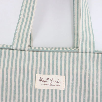 Bags Garden bolso de mano Bolso de mano waterproof Rayas Mint Bags Garden Bags Garden