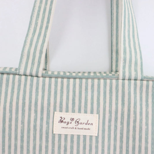 Bags Garden bolso de mano Bolso de mano waterproof Rayas Mint Bags Garden Bags Garden