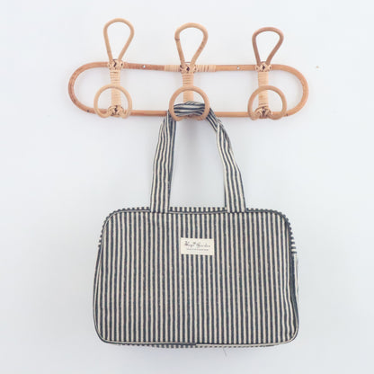 Bags Garden bolso de mano Bolso de mano waterproof Rayas Negro Bags Garden Bags Garden