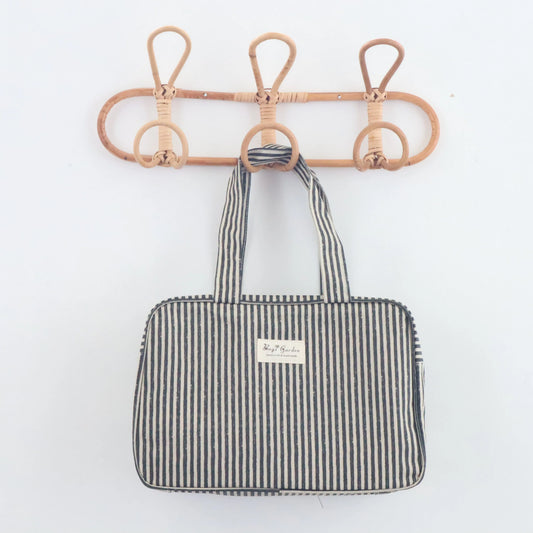 Bags Garden bolso de mano Bolso de mano waterproof Rayas Negro Bags Garden Bags Garden