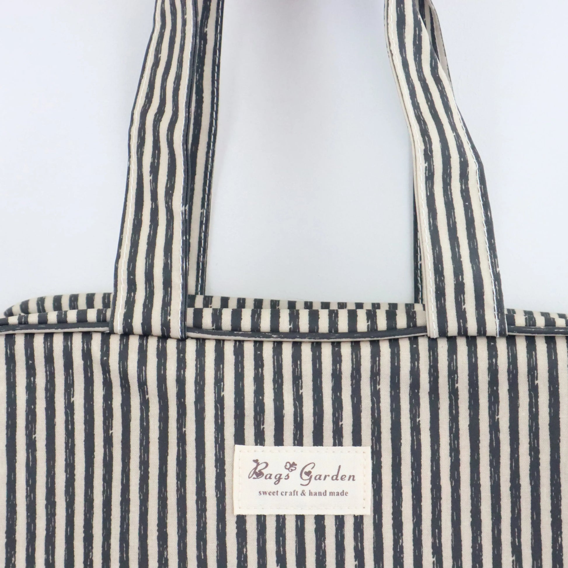 Bags Garden bolso de mano Bolso de mano waterproof Rayas Negro Bags Garden Bags Garden