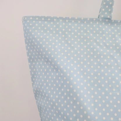 Bags Garden bolso de playa Bolso de playa base ancha waterproof Lunares Azulado Bags Garden Bags Garden