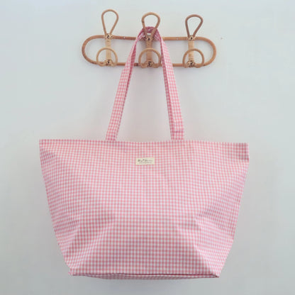 Bags Garden bolso de playa Bolso de playa base ancha waterproof Vichy Rosa Bags Garden Bags Garden