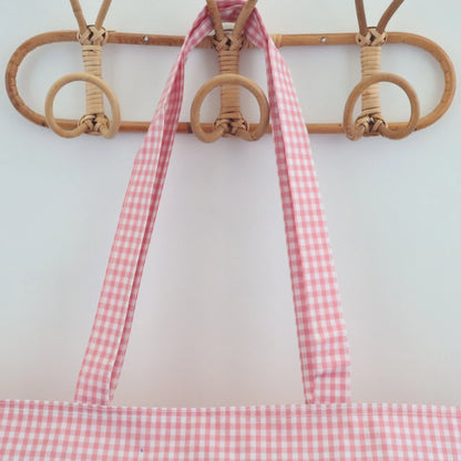 Bags Garden bolso de playa Bolso de playa base ancha waterproof Vichy Rosa Bags Garden Bags Garden