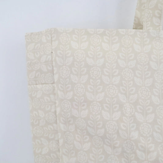 Bags Garden bolso de playa Bolso de playa bolsillos waterproof Botanica Beige Bags Garden Bags Garden