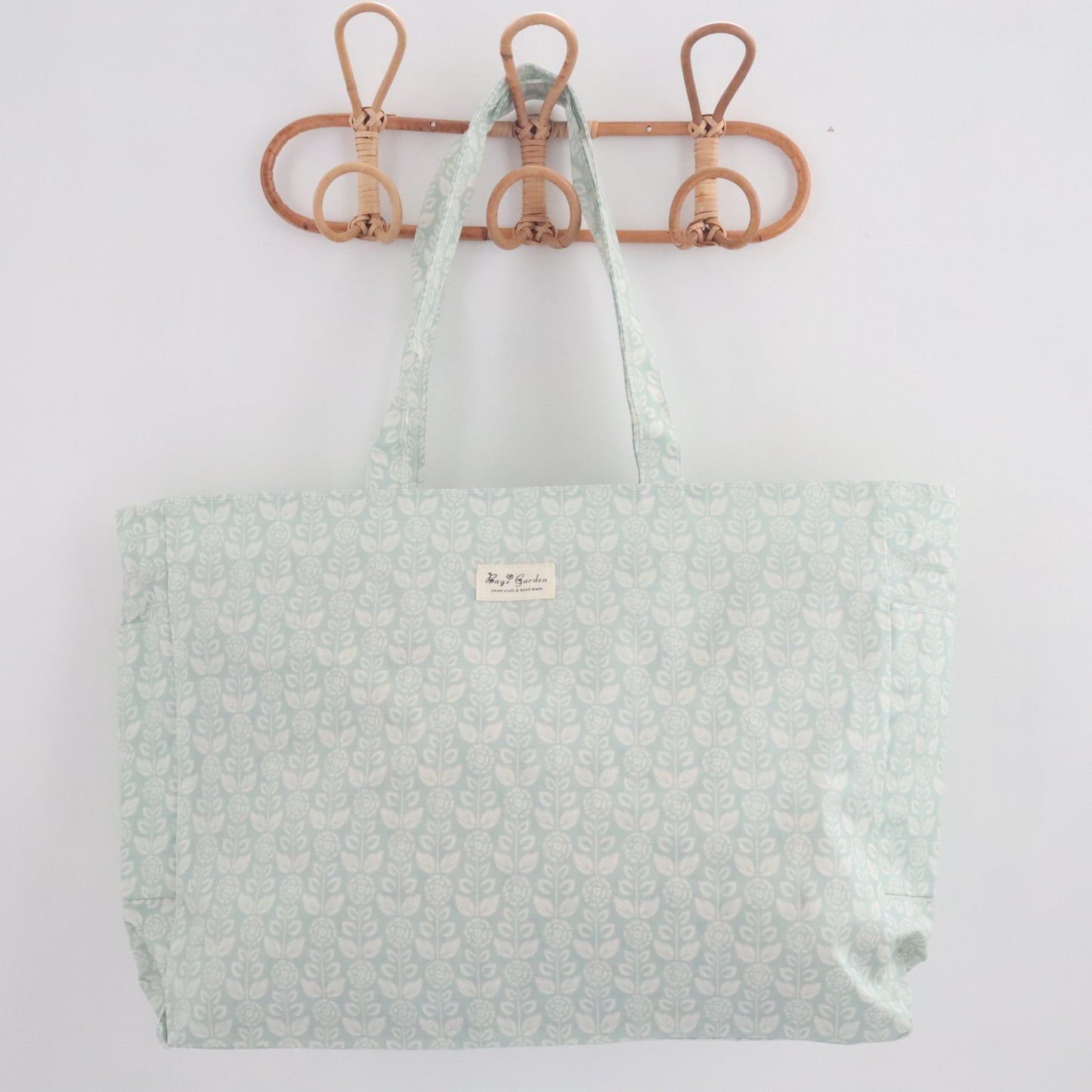 Bags Garden bolso de playa Bolso de playa bolsillos waterproof Botanica Mint Bags Garden Bags Garden