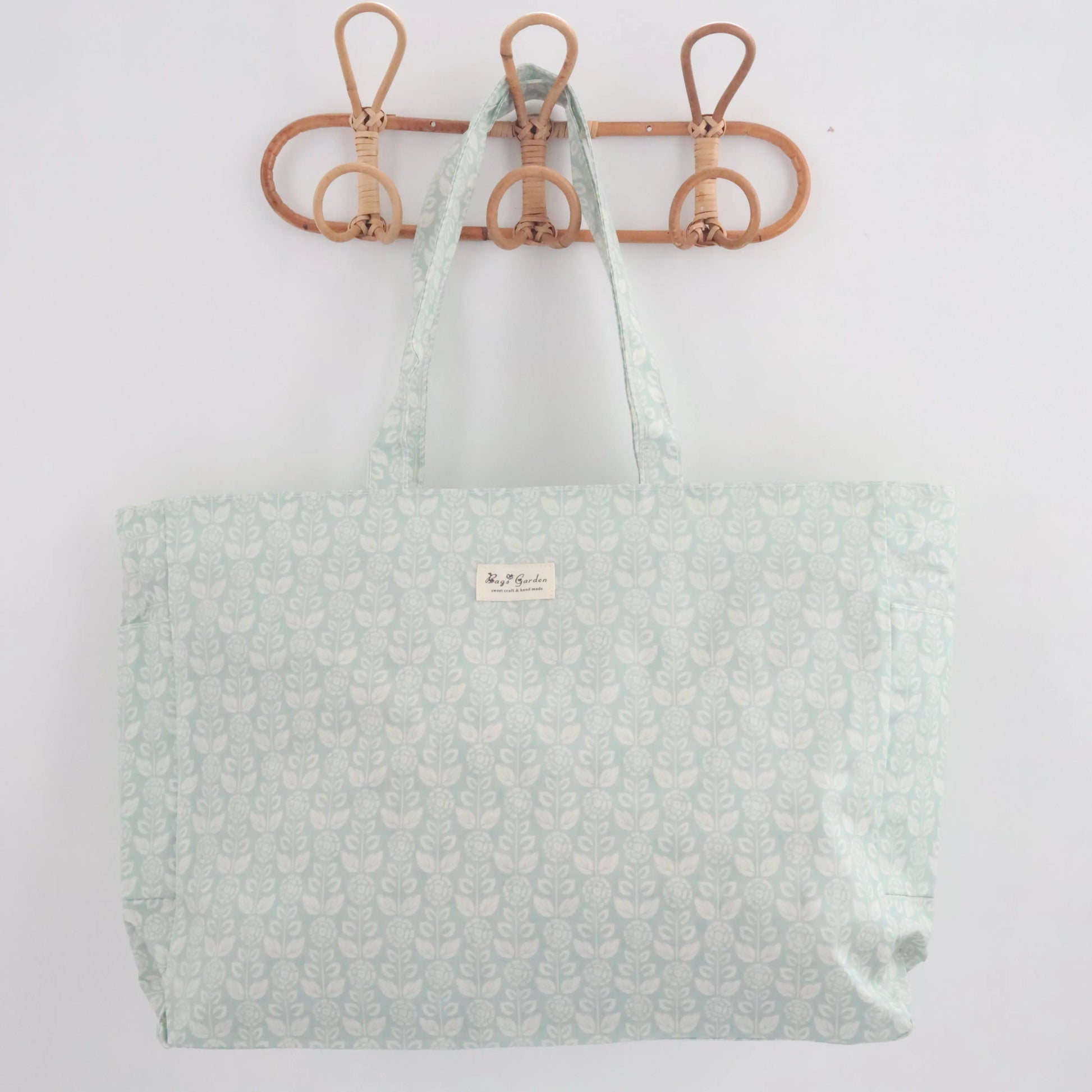 Bags Garden bolso de playa Bolso de playa bolsillos waterproof Botanica Mint Bags Garden Bags Garden