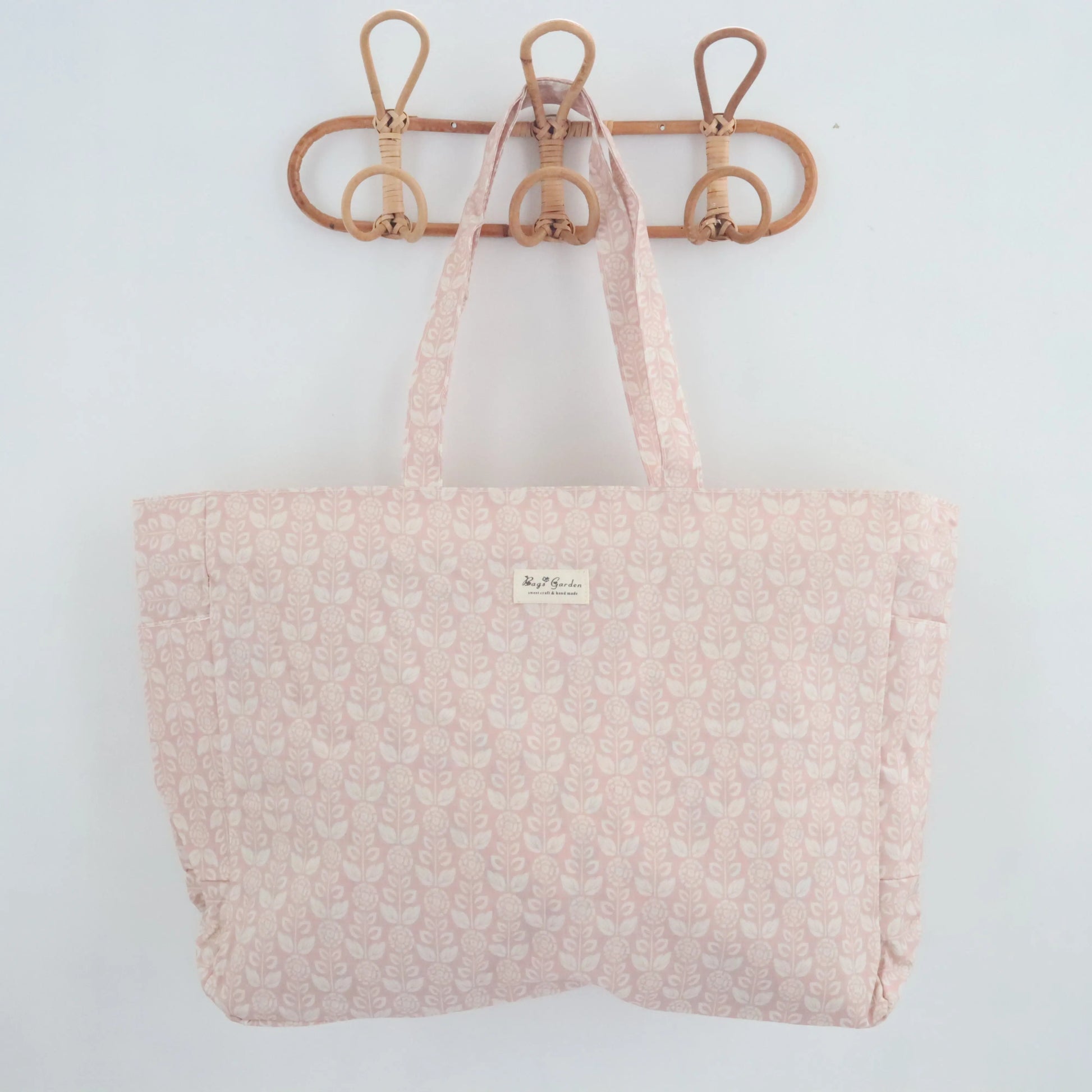 Bags Garden bolso de playa Bolso de playa bolsillos waterproof Botanica Rosa Bags Garden Bags Garden