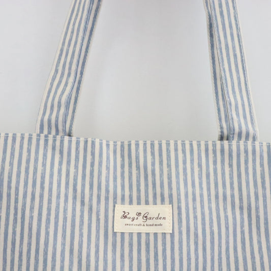 Bags Garden bolso de playa Bolso de playa bolsillos waterproof Rayas Azulado Bags Garden Bags Garden