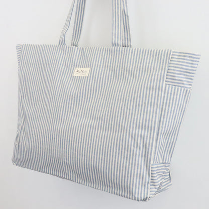 Bags Garden bolso de playa Bolso de playa bolsillos waterproof Rayas Azulado Bags Garden Bags Garden