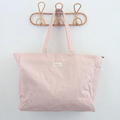 Bags Garden bolso de playa Bolso de playa bolsillos waterproof Rayas Empolvado Bags Garden Bags Garden