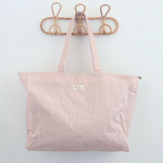 Bags Garden bolso de playa Bolso de playa bolsillos waterproof Rayas Empolvado Bags Garden Bags Garden