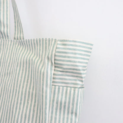 Bags Garden bolso de playa Bolso de playa bolsillos waterproof Rayas Mint Bags Garden Bags Garden