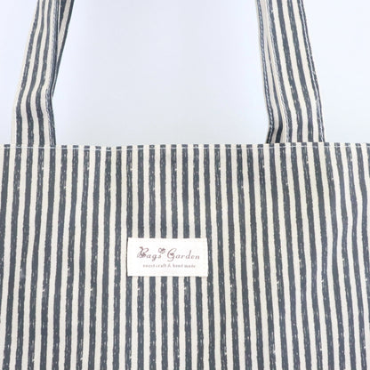 Bags Garden bolso de playa Bolso de playa bolsillos waterproof Rayas Negro Bags Garden Bags Garden