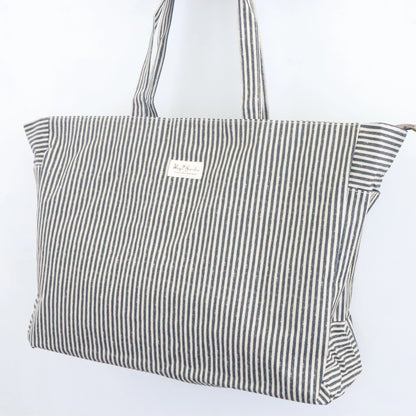 Bags Garden bolso de playa Bolso de playa bolsillos waterproof Rayas Negro Bags Garden Bags Garden
