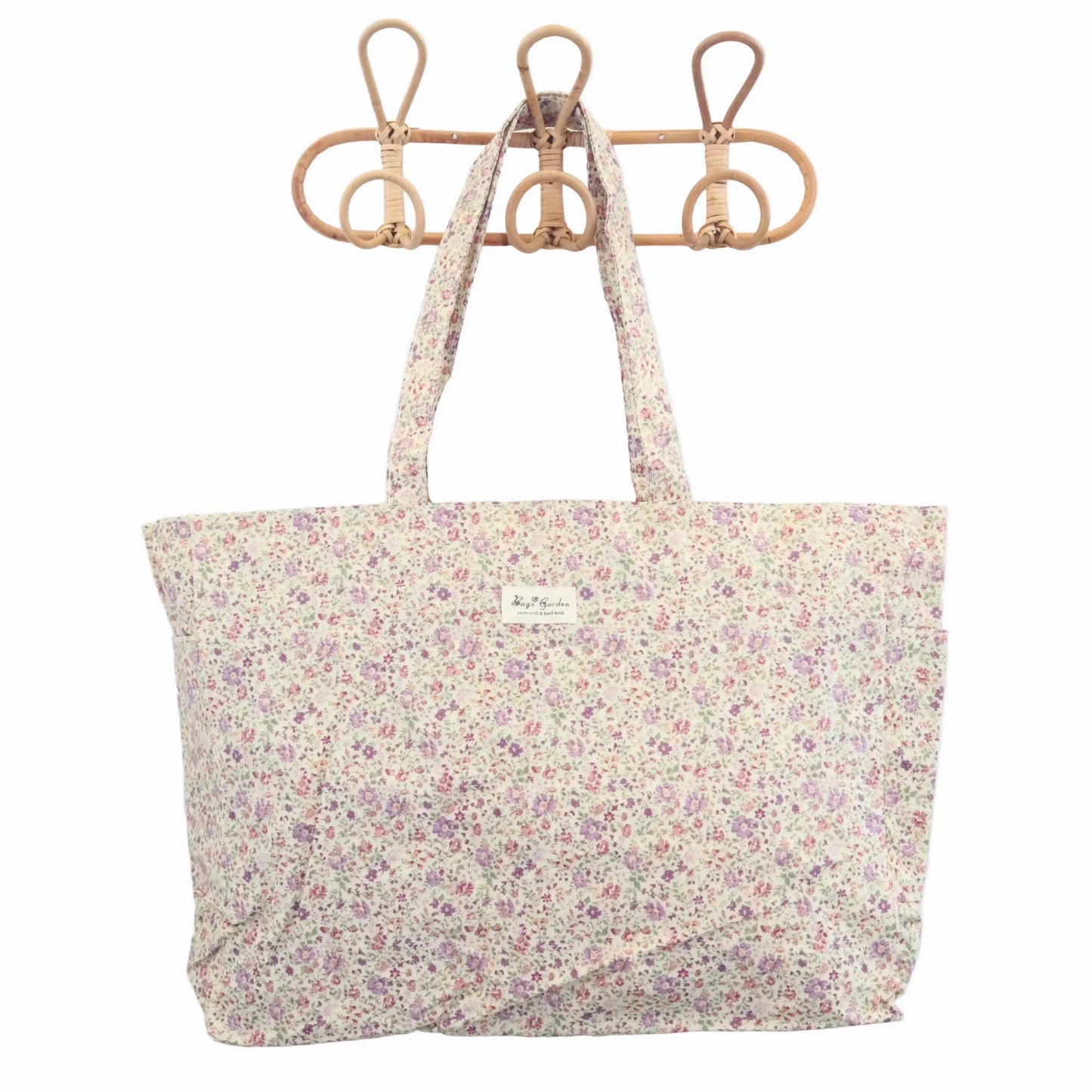 Bags Garden bolso de playa Bolso de playa bolsillos waterproof Violeta Bags Garden Bags Garden