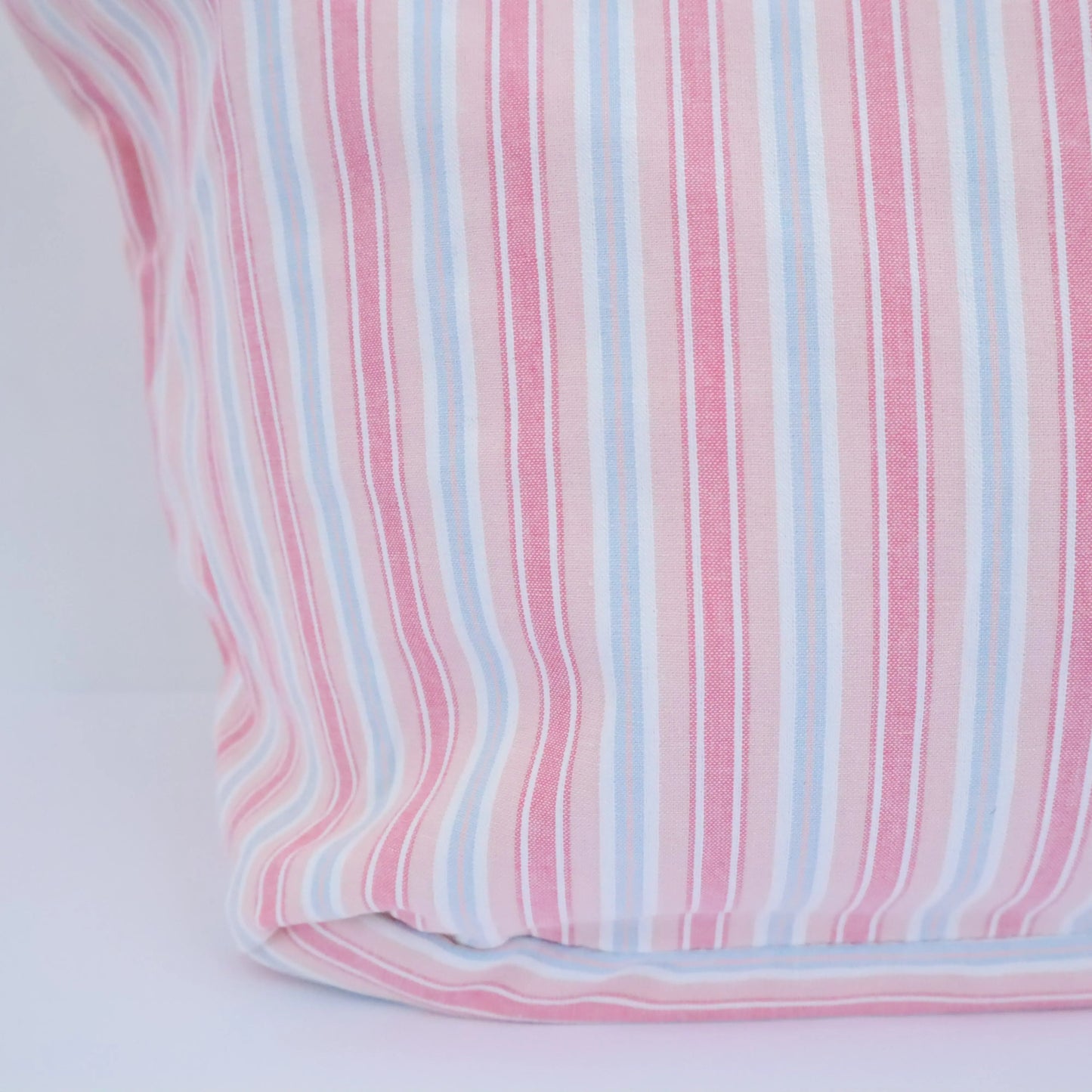 Bags Garden tote bag Bolso de playa de algodon Rayas Pastel Rosa Bags Garden Bags Garden