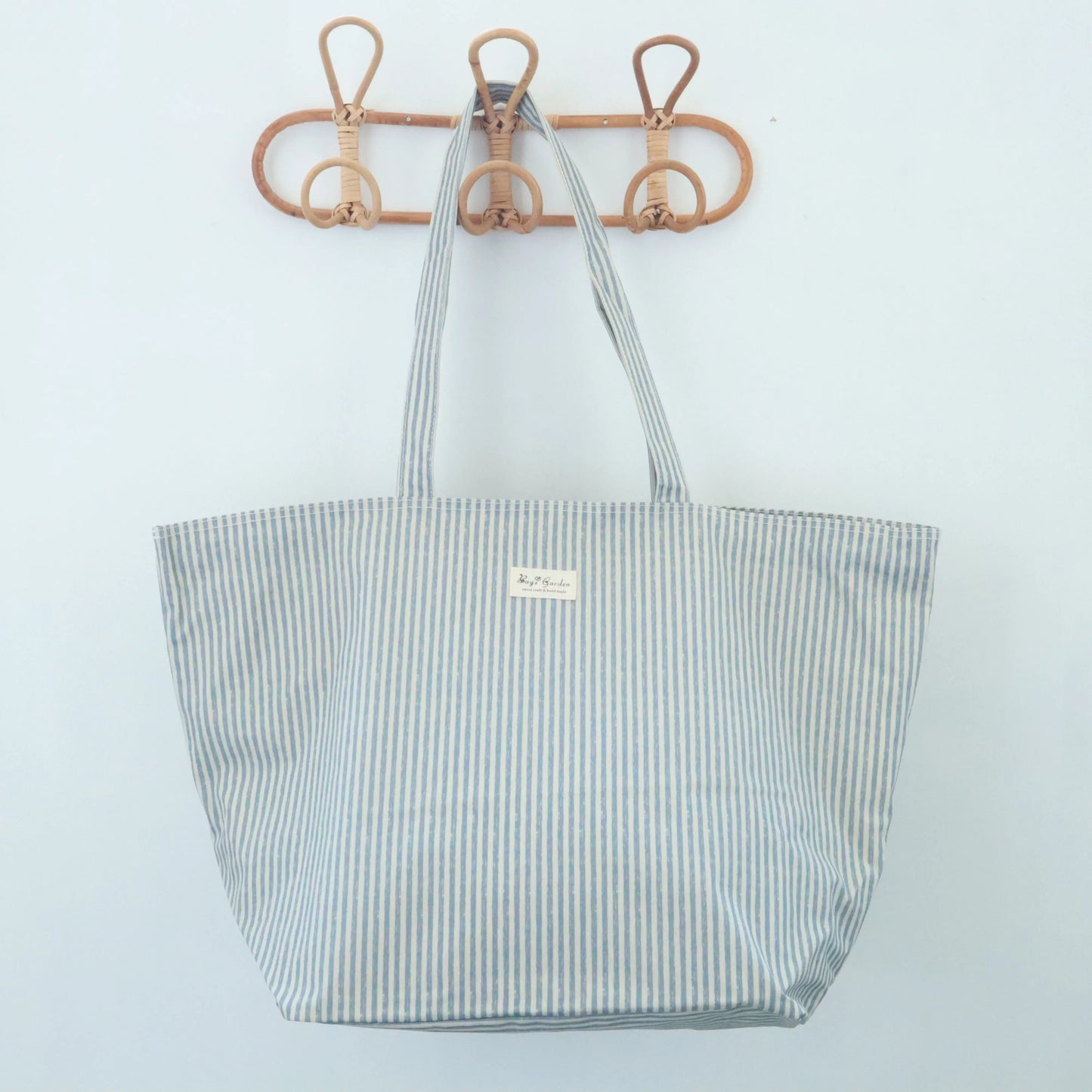 Bolso de playa impermeable Rayas Azulado Bags Garden