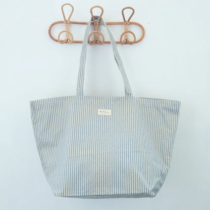 Bolso de playa impermeable Rayas Azulado Bags Garden