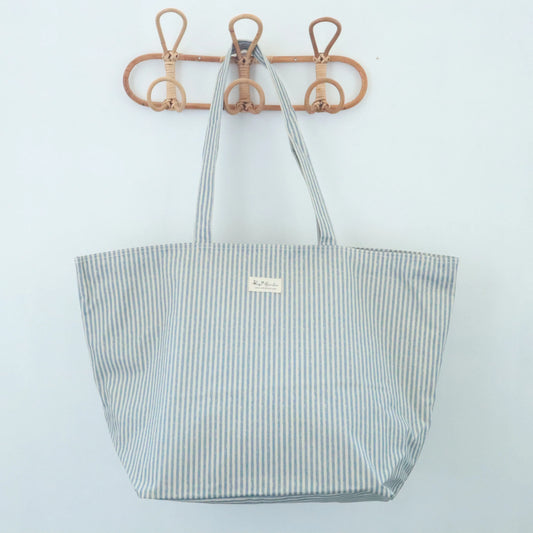 Bolso de playa impermeable Rayas Azulado Bags Garden