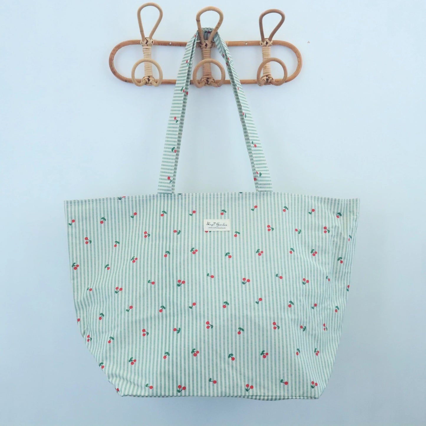 Bolso de playa impermeable cerezas mint Bags Garden