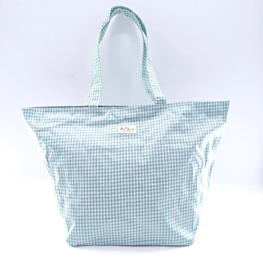 Bags Garden bolso de playa Bolso de playa waterproof Vichy Mint Bags Garden Bags Garden