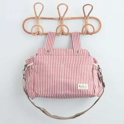 Bags Garden bolso de carrito Bolso organizador de carrito impermeable Rayas Rojo Burdeos Bags Garden Bags Garden