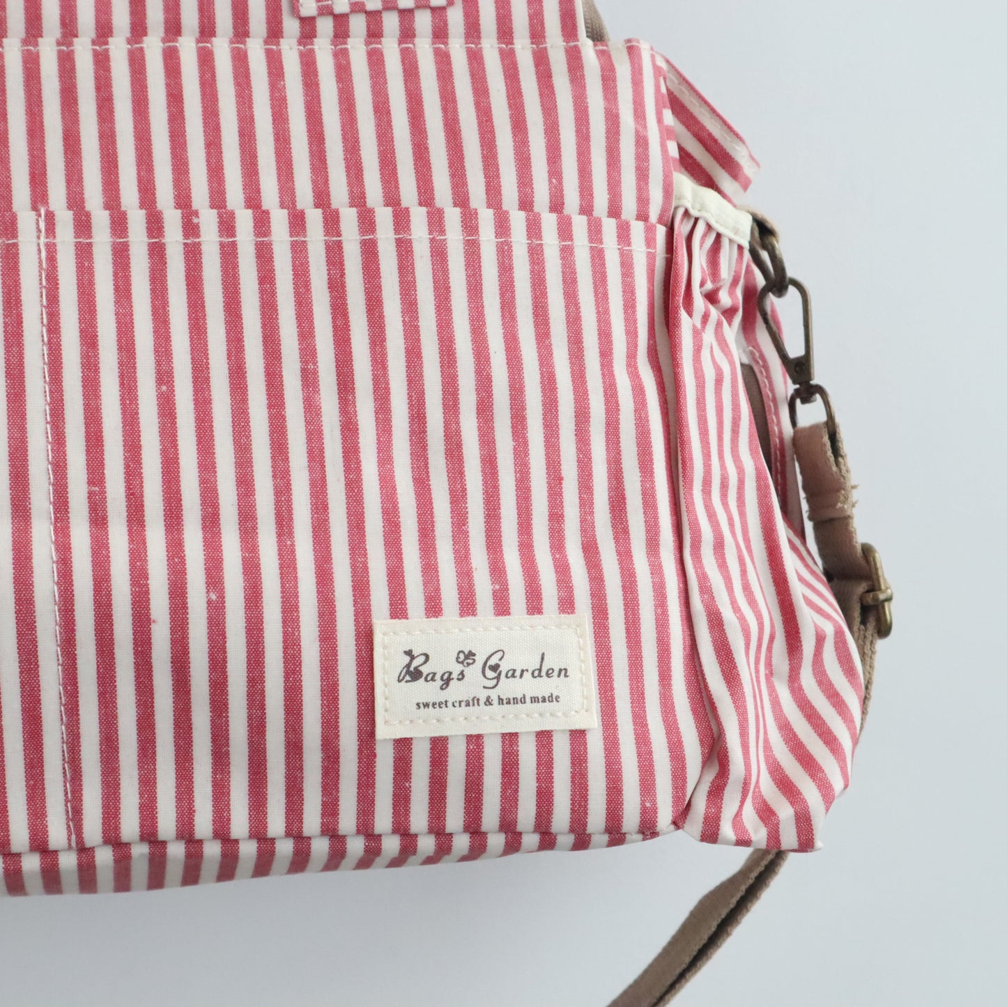 Bags Garden bolso de carrito Bolso organizador de carrito impermeable Rayas Rojo Burdeos Bags Garden Bags Garden