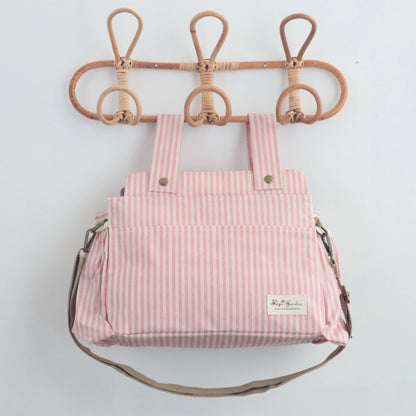 Bags Garden bolso de carrito Bolso organizador de carrito impermeable Rayas Rosa Bags Garden Bags Garden