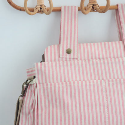 Bags Garden bolso de carrito Bolso organizador de carrito impermeable Rayas Rosa Bags Garden Bags Garden