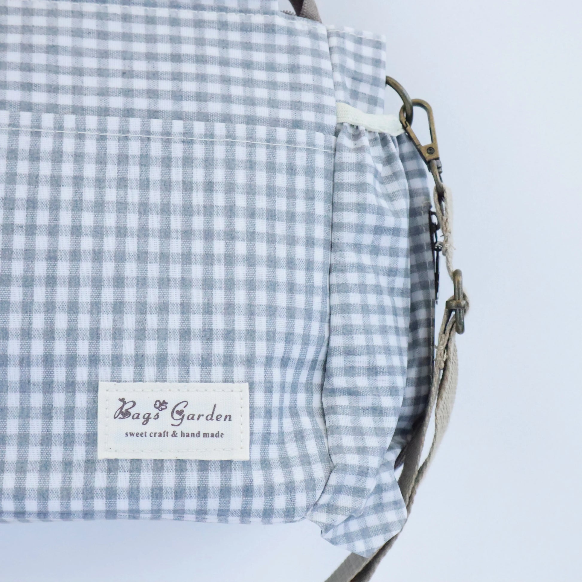 Bags Garden bolso de carrito Bolso organizador de carrito impermeable Vichy Gris Bags Garden Bags Garden