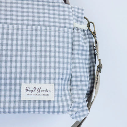 Bags Garden bolso de carrito Bolso organizador de carrito impermeable Vichy Gris Bags Garden Bags Garden