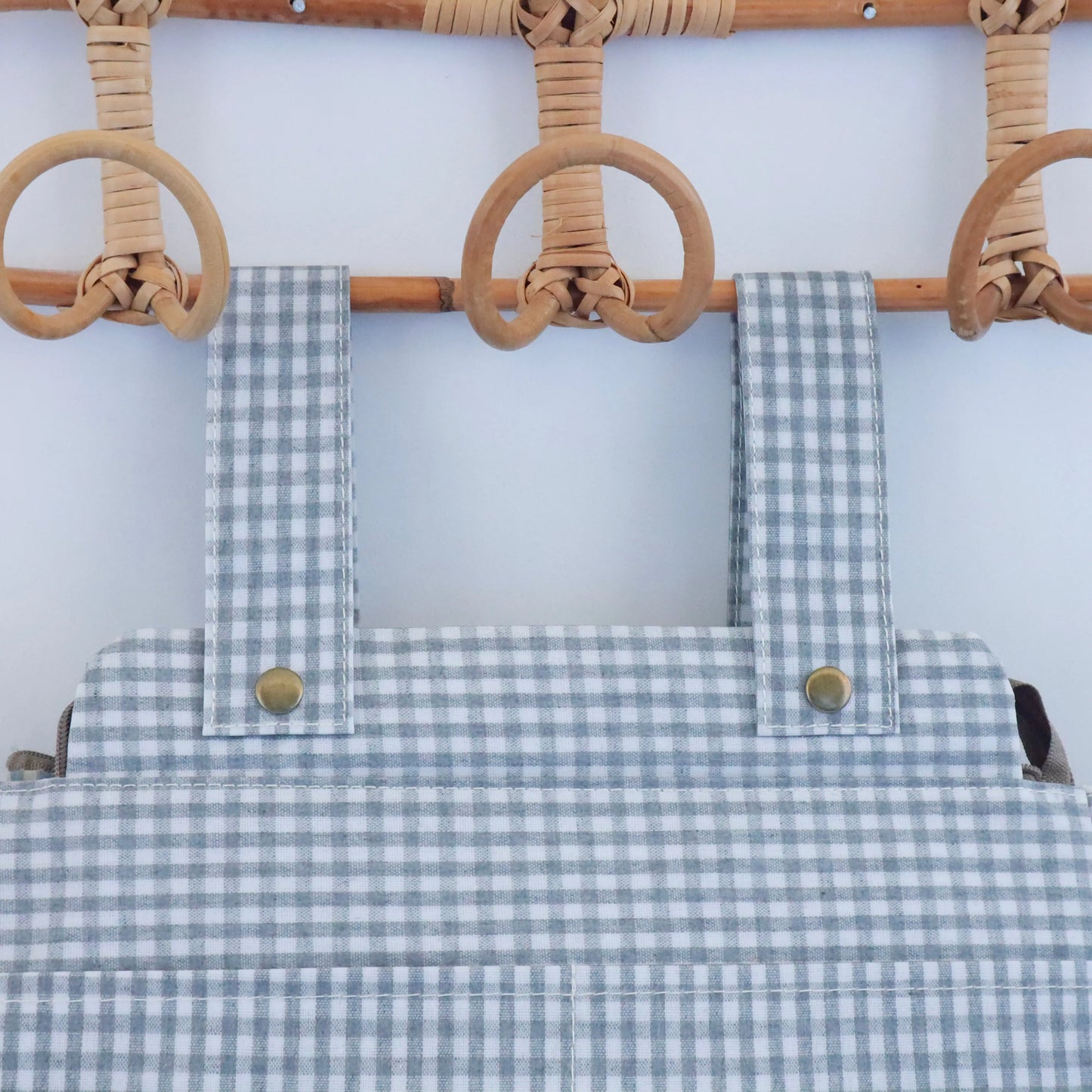 Bags Garden bolso de carrito Bolso organizador de carrito impermeable Vichy Gris Bags Garden Bags Garden