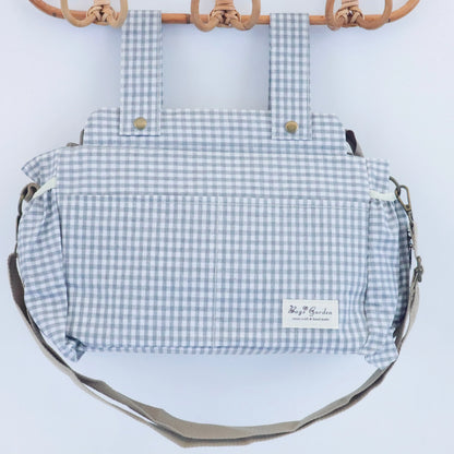 Bags Garden bolso de carrito Bolso organizador de carrito impermeable Vichy Gris Bags Garden Bags Garden