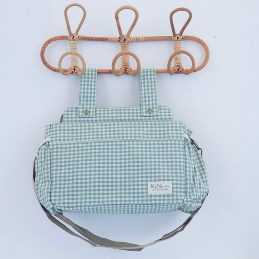 Bags Garden bolso de carrito Bolso organizador de carrito impermeable Vichy Mint Bags Garden Bags Garden