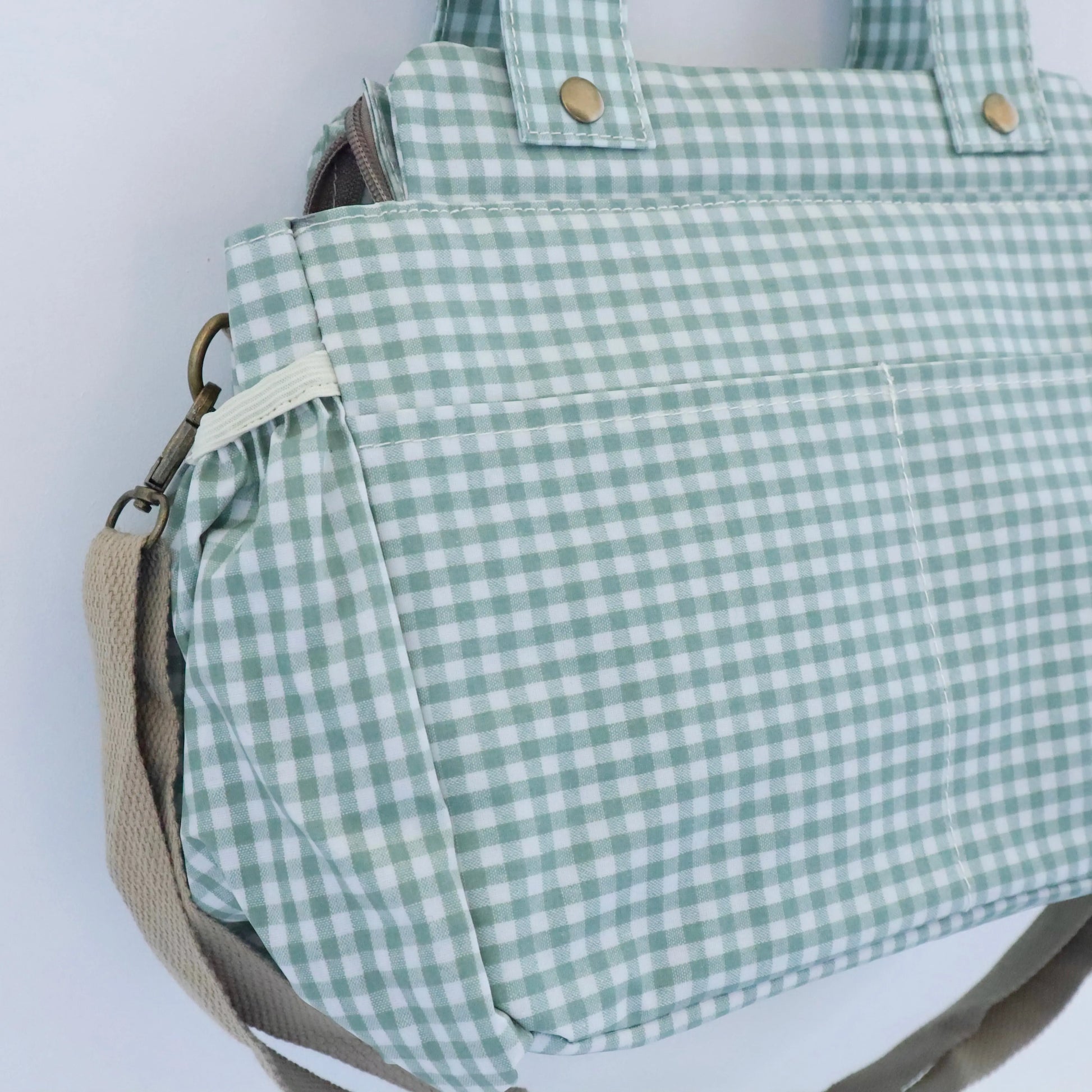 Bags Garden bolso de carrito Bolso organizador de carrito impermeable Vichy Mint Bags Garden Bags Garden