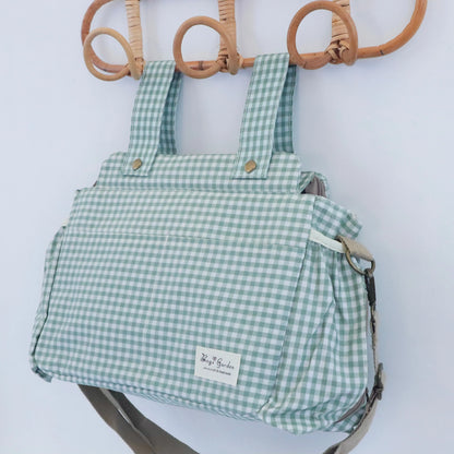 Bags Garden bolso de carrito Bolso organizador de carrito impermeable Vichy Mint Bags Garden Bags Garden