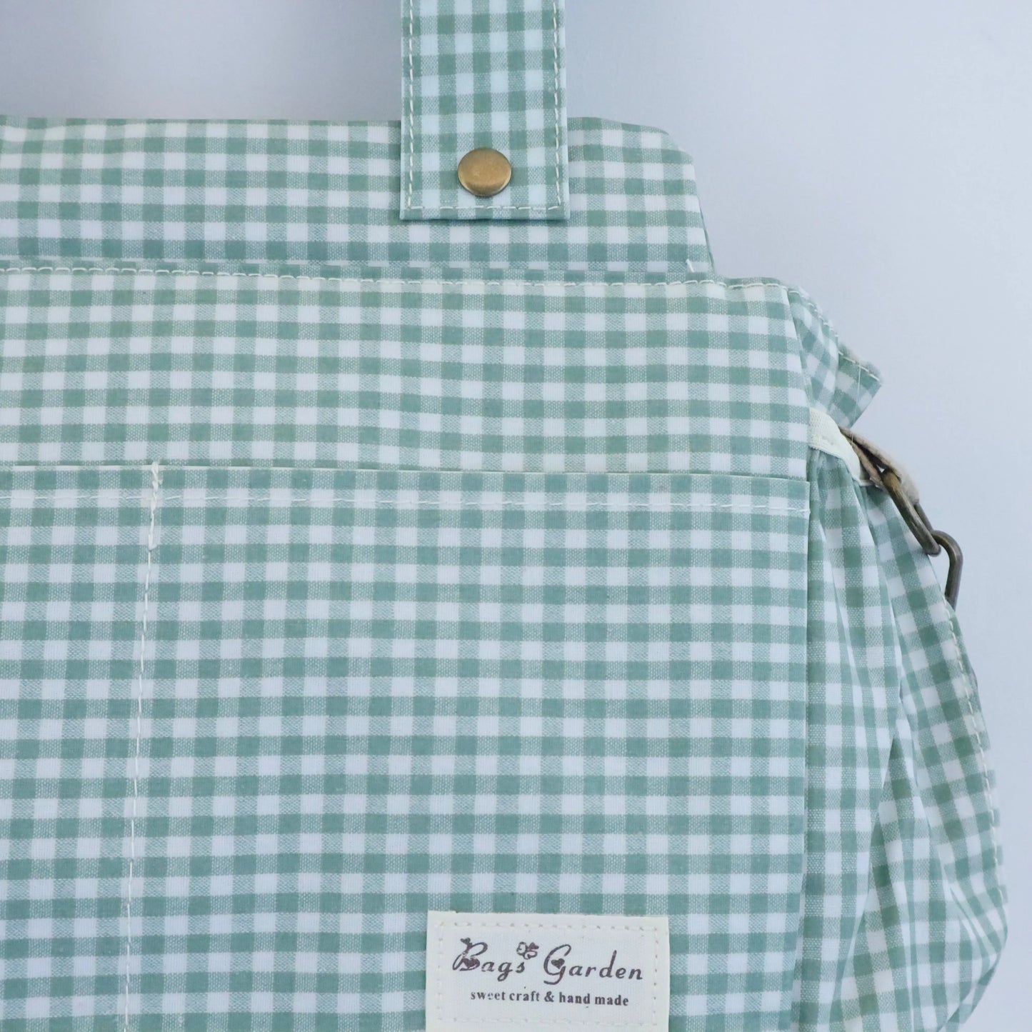 Bags Garden bolso de carrito Bolso organizador de carrito impermeable Vichy Mint Bags Garden Bags Garden