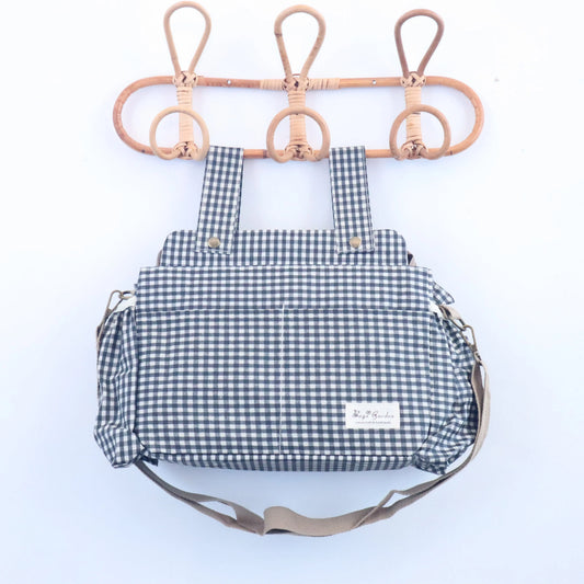 Bags Garden bolso de carrito Bolso organizador de carrito impermeable Vichy Negro Bags Garden Bags Garden