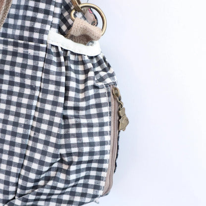 Bags Garden bolso de carrito Bolso organizador de carrito impermeable Vichy Negro Bags Garden Bags Garden