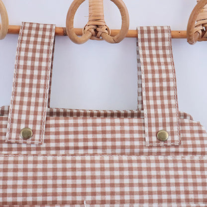 Bags Garden bolso de carrito Bolso organizador de carrito impermeable Vichy Toffee Bags Garden Bags Garden