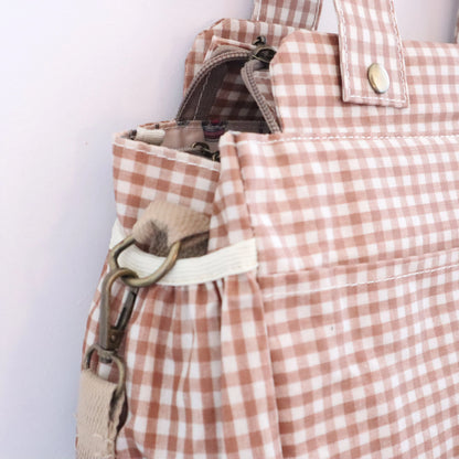 Bags Garden bolso de carrito Bolso organizador de carrito impermeable Vichy Toffee Bags Garden Bags Garden