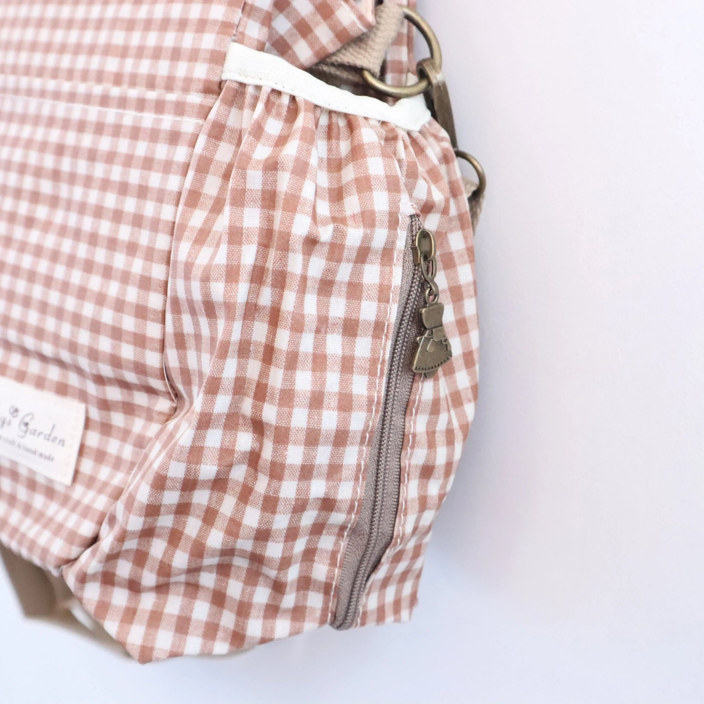 Bags Garden bolso de carrito Bolso organizador de carrito impermeable Vichy Toffee Bags Garden Bags Garden