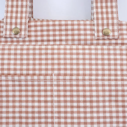 Bags Garden bolso de carrito Bolso organizador de carrito impermeable Vichy Toffee Bags Garden Bags Garden