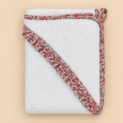 Capa de baño con volante Londres rojo | BAPUM